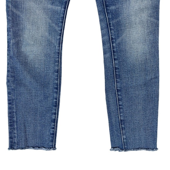 Madewell Jeans Womens 25 9" High Rise Skinny Crop Raw Hem Stretch Denim Casual - Picture 4 of 10